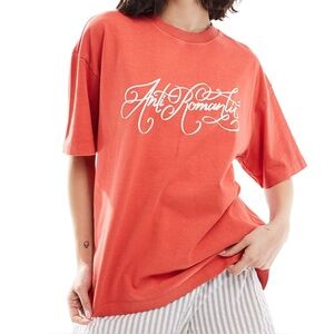 Cotton On Anti Romantic Boxy Groahic Tee